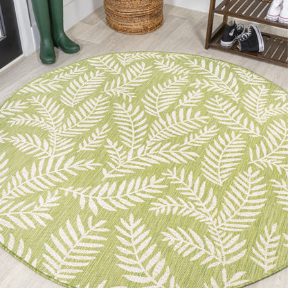 JONATHAN Y Galon Palm Frond Indoor/Outdoor Area Rug