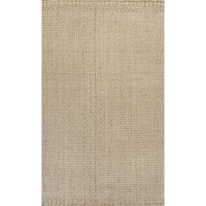 JONATHAN Y Hiro Hand Woven Boucle Chunky Jute Area Rug