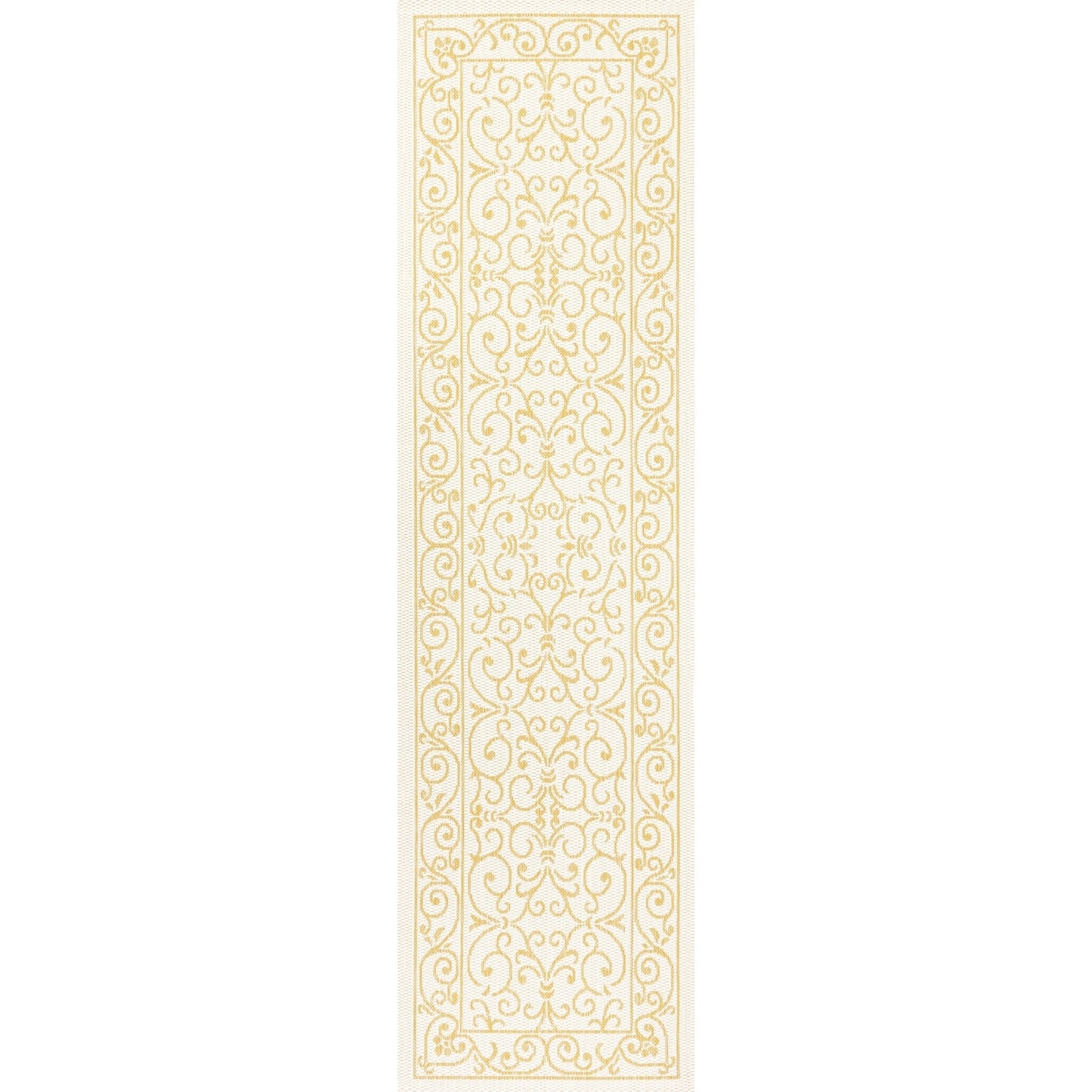JONATHAN Y Filigree Textured Weave Indoor/Outdoor Area Rug