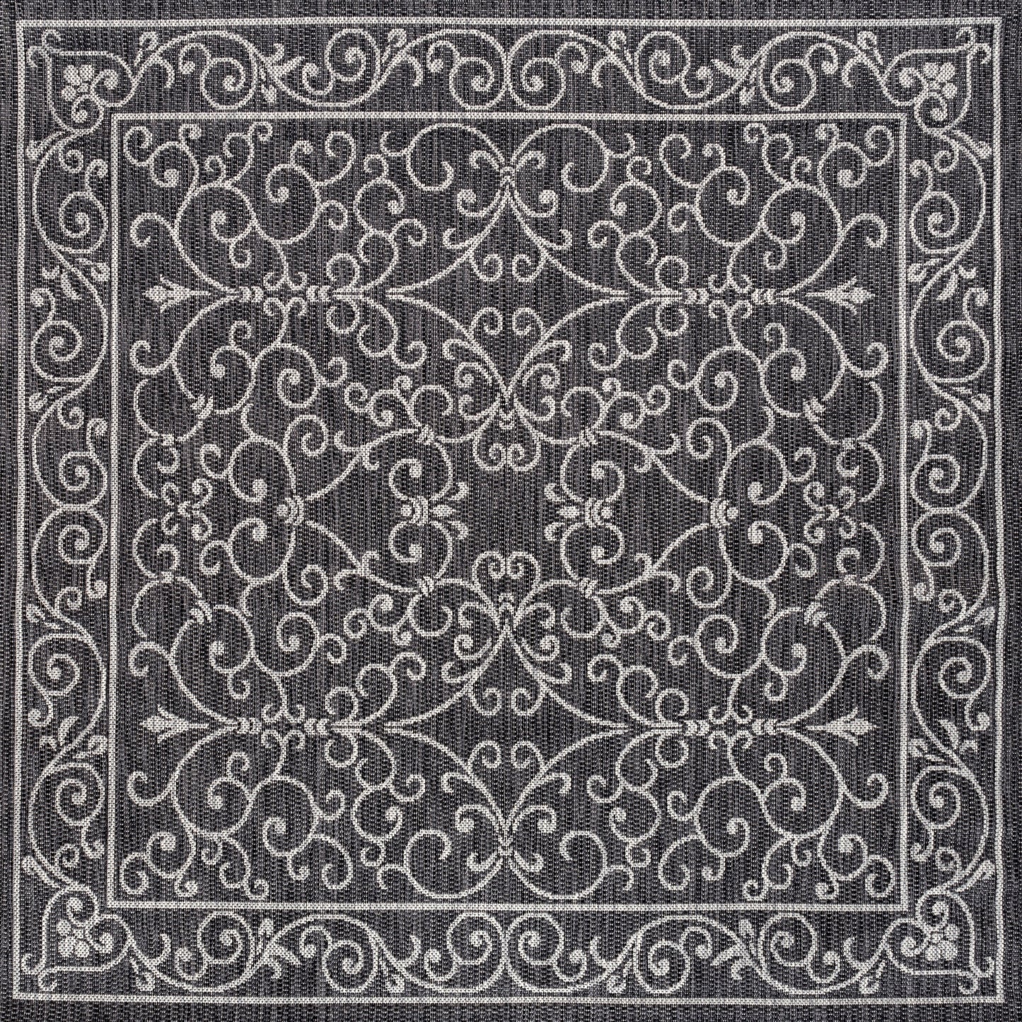 JONATHAN Y Filigree Textured Weave Indoor/Outdoor Area Rug