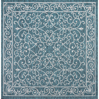 JONATHAN Y Filigree Textured Weave Indoor/Outdoor Area Rug