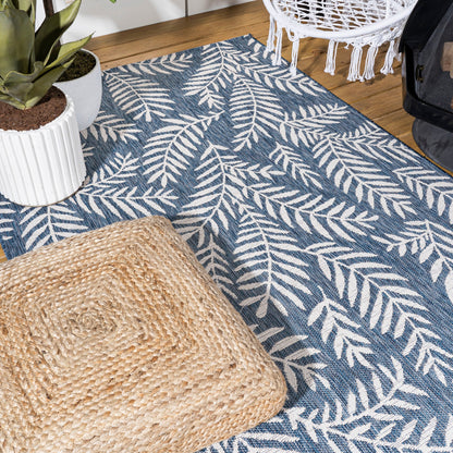 JONATHAN Y Galon Palm Frond Indoor/Outdoor Area Rug