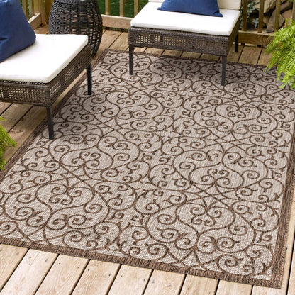 JONATHAN Y Ourika Textured Weave Indoor/Outdoor Area Rug