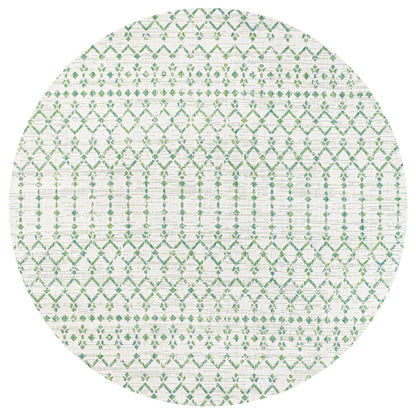 JONATHAN Y Trebol Moroccan Geometric Textured Weave Indoor/Outdoor Area Rug