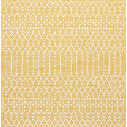 JONATHAN Y Trebol Moroccan Geometric Textured Weave Indoor/Outdoor Area Rug