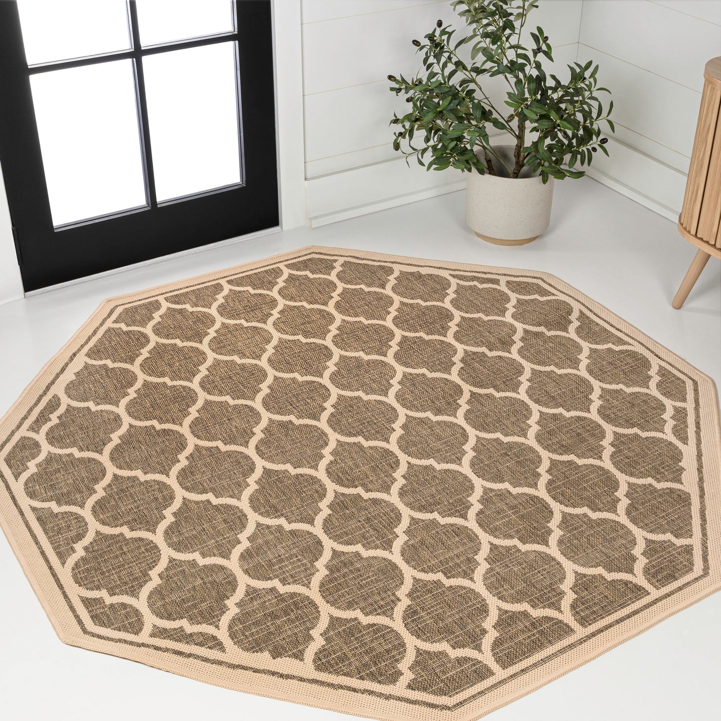 JONATHAN Y Zinnia Textured Weave Indoor/Outdoor Area Rug