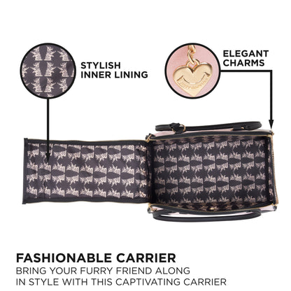 Juicy Couture Give Me Treats Pet Carrier - Stylish Travel Bag