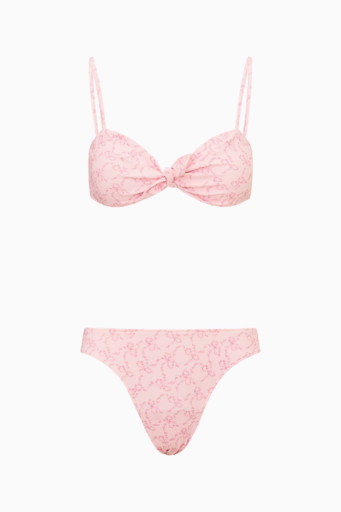 Bikini à imprimé floral et nœud Klaudyna