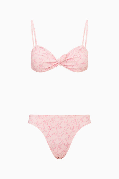 Bikini à imprimé floral et nœud Klaudyna
