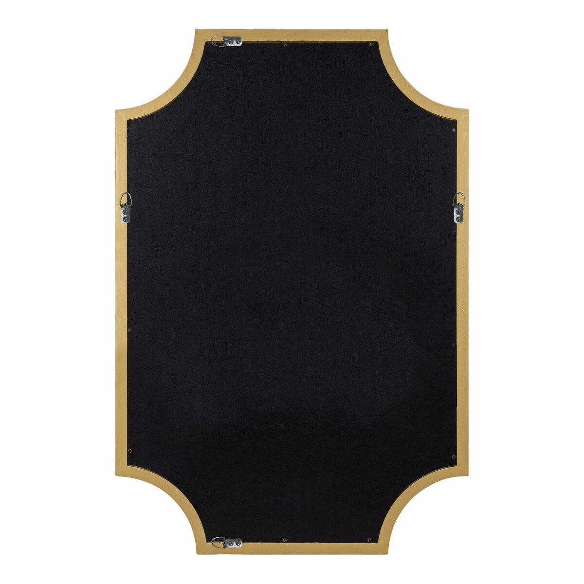 Kate and Laurel Hogan Scalloped Wood Framed Mirror