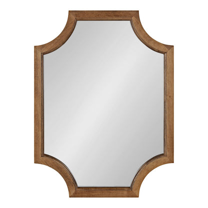Kate and Laurel Hogan Scalloped Wood Framed Mirror