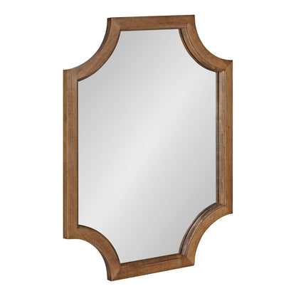 Kate and Laurel Hogan Scalloped Wood Framed Mirror