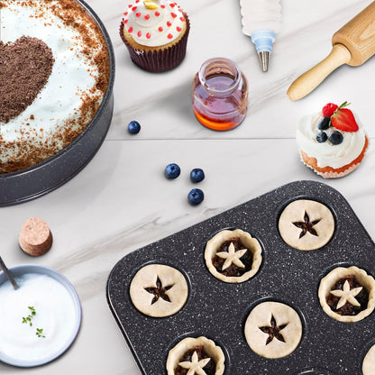 Kitchen Academy 12/30-piece Nonstick Induction Cookware Set