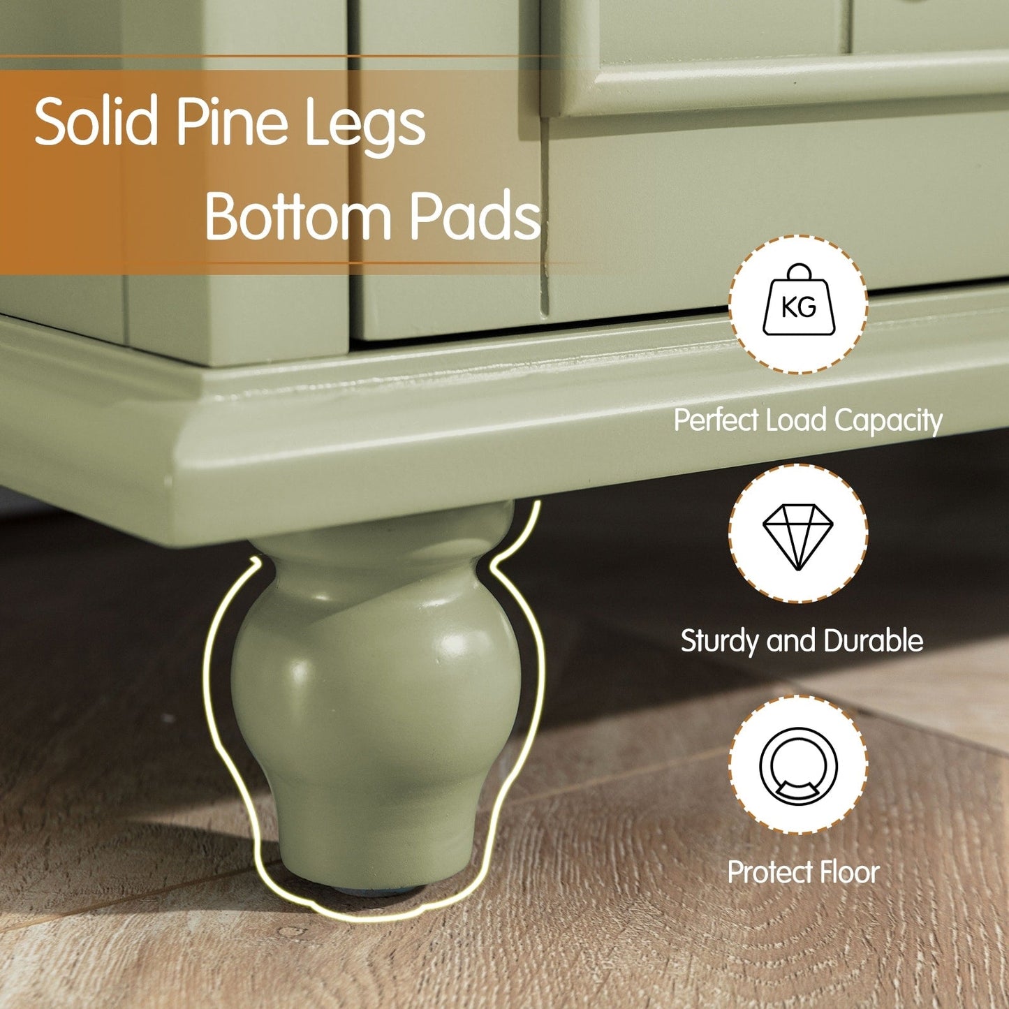 Buffet de cuisine, meuble de bar à café, meuble de rangement d'appoint