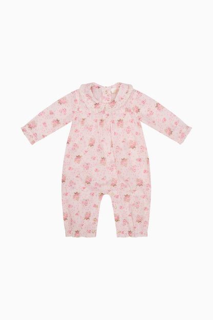 Grenouillère en coton à fleurs pour bébé Lany