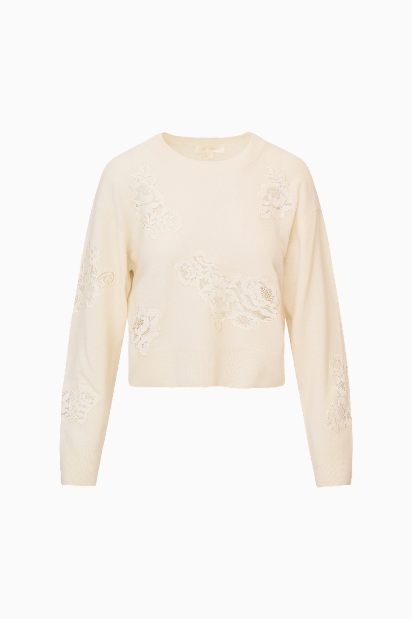 Pull Lazuli en cachemire et dentelle