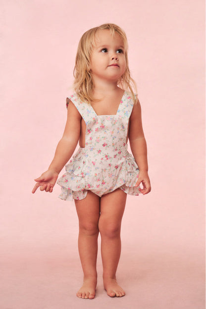 Tablier à fleurs en coton Baby Lindy