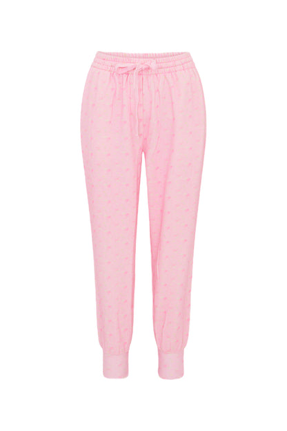Pantalon de survêtement en coton à fleurs Lolana