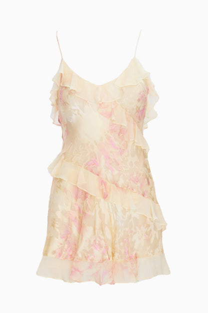Mini-robe d'été Lomina à imprimé héritage