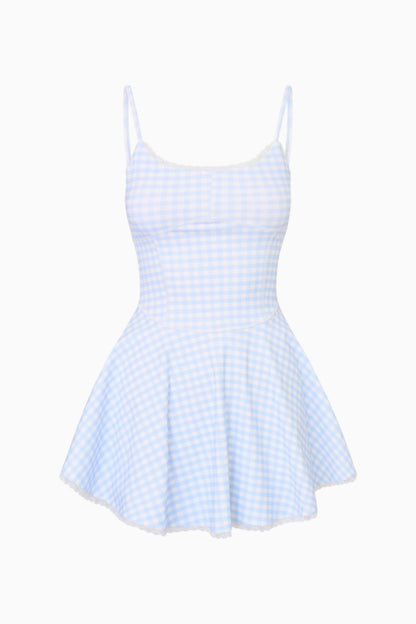 Robe de sport à imprimé vichy Lunella