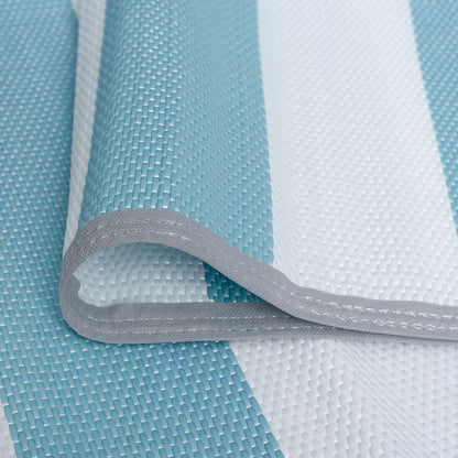 Lalune Beach Stripe Indoor Outdoor Area Rug