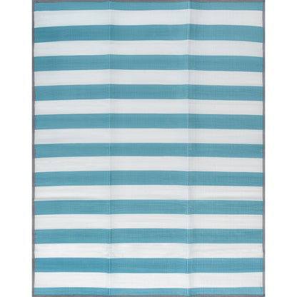Lalune Beach Stripe Indoor Outdoor Area Rug