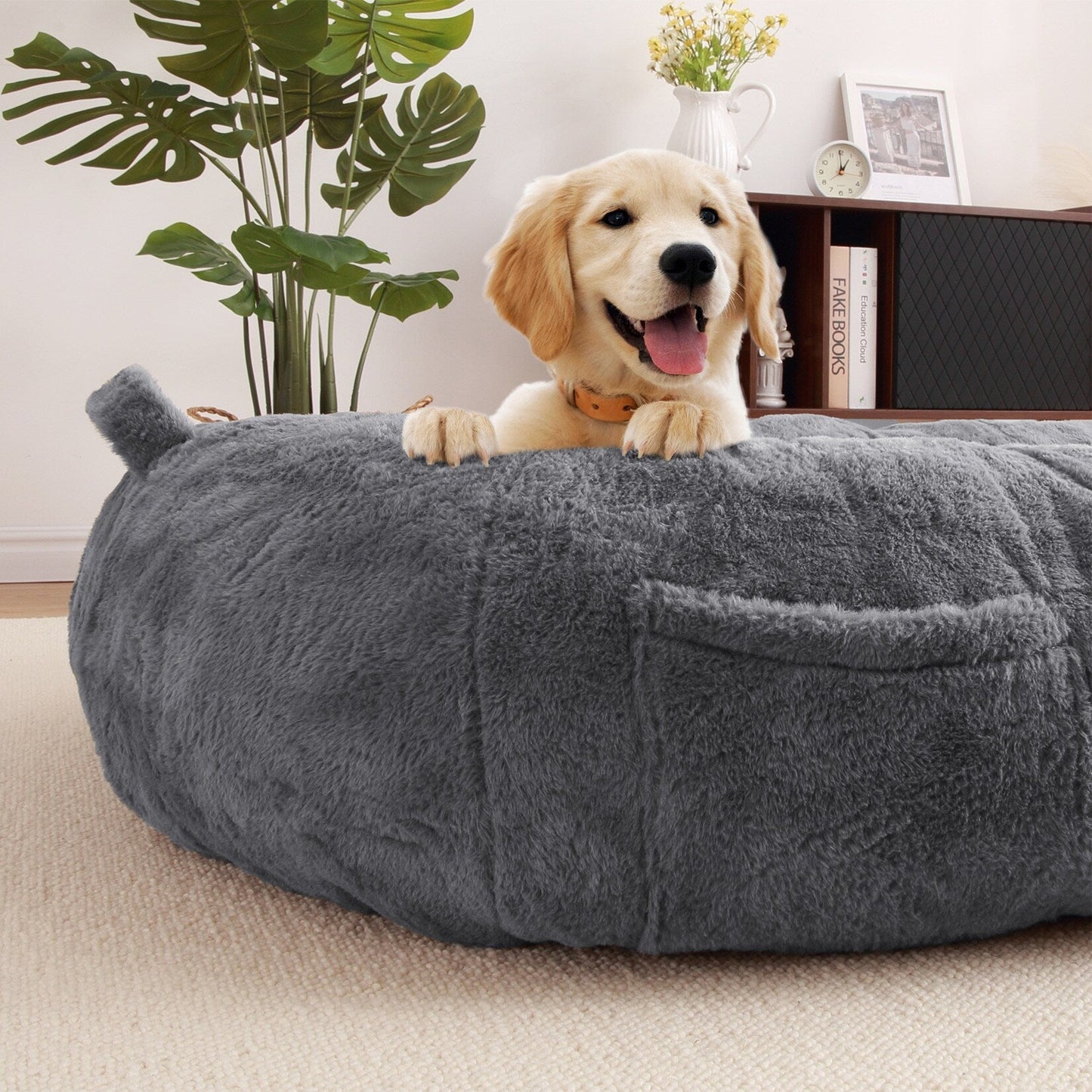 Giant Dog Bed for Humans 71x48x14 Large Dog Bed for People Adults, Washable Napping Dog Bed