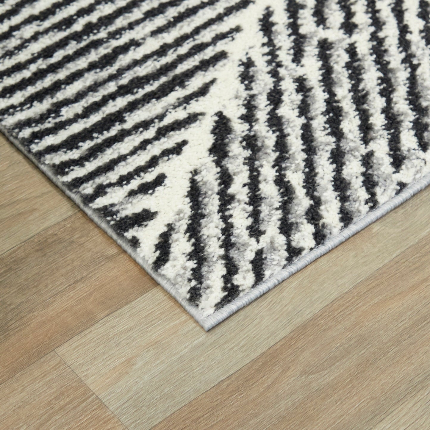 Larsen Modern Varied Stripes Area Rug