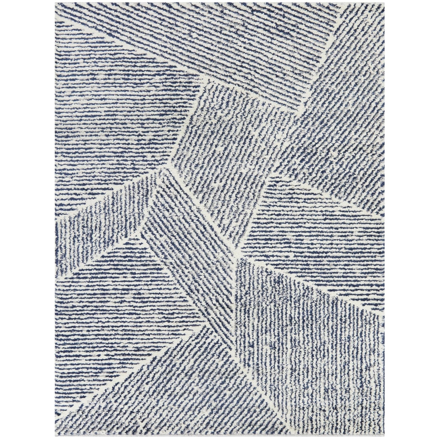 Larsen Modern Varied Stripes Area Rug