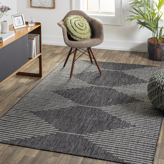 Livabliss Eagean Bohemian Diamond Outdoor Area Rug