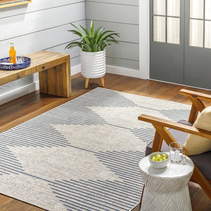 Livabliss Eagean Bohemian Diamond Outdoor Area Rug
