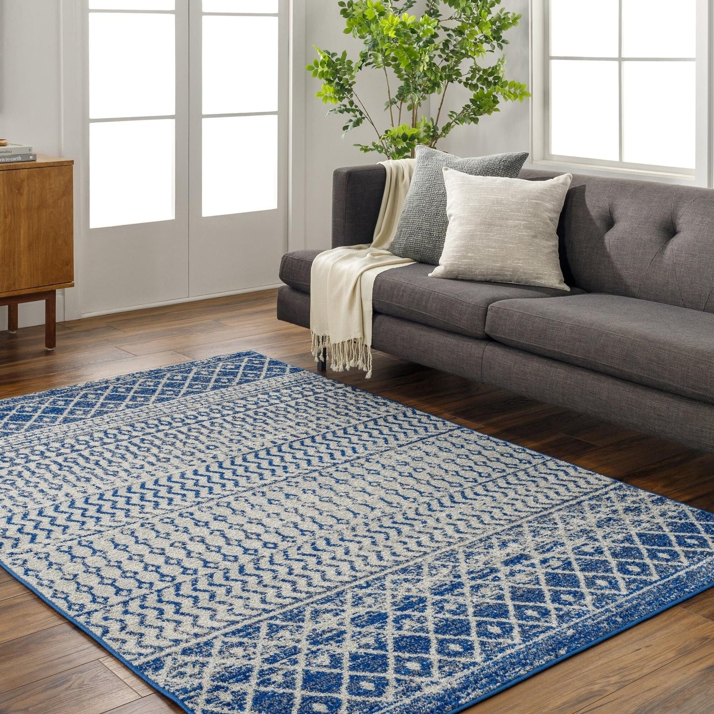 Livabliss Elaziz Moroccan Geometric Area Rug