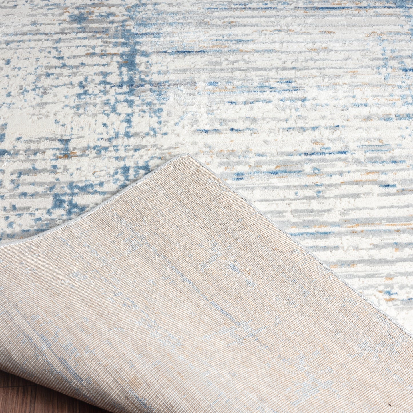 Lumina High-Low Pile Modern and Contemporary Abstract Strie Area Rug