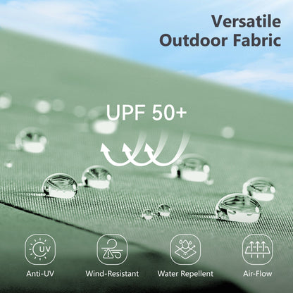 MAISON ARTS 13ft Double -Sided Patio Umbrella Extra Large with Crank