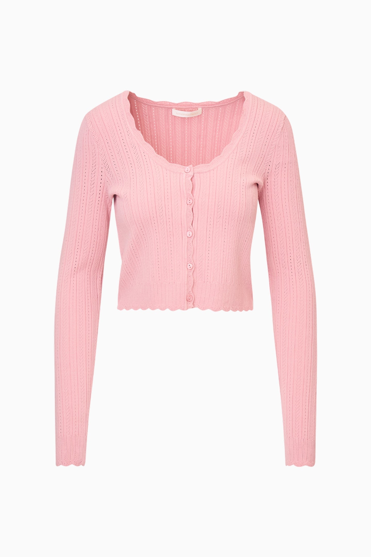 Cardigan en pointelle extensible Martti