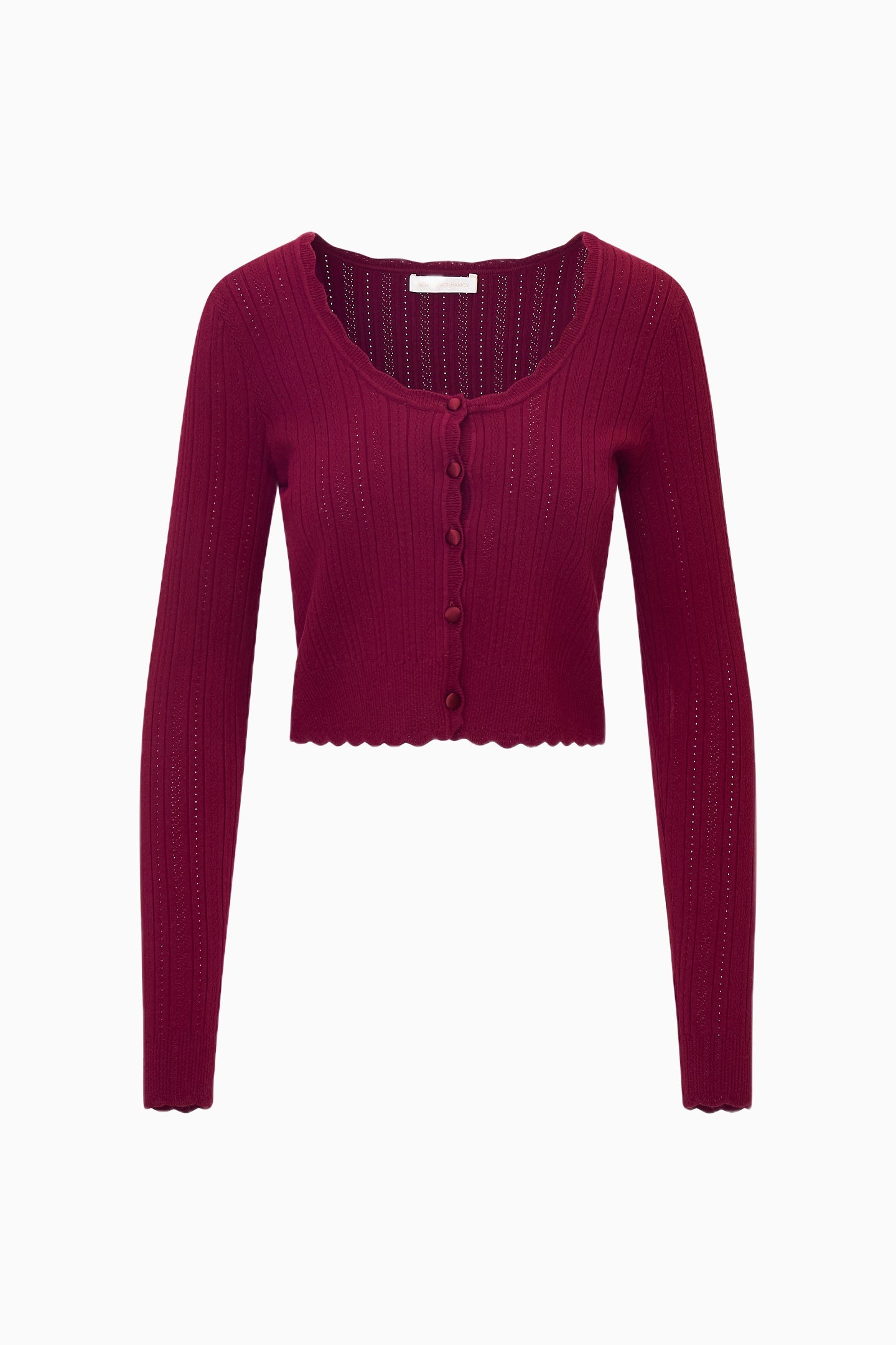 Cardigan en pointelle extensible Martti