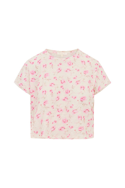 T-shirt court en coton Rubin - STERLING DUSK
