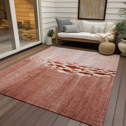 Machine Washable Indoor/ Outdoor Chantille Modern Sea Life Rug