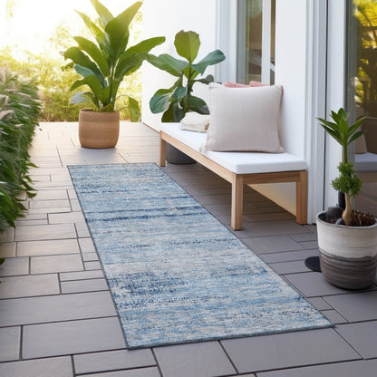 Machine Washable Indoor/ Outdoor Chantille Ombre Solid Rug