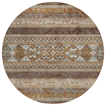 Machine Washable Indoor/ Outdoor Chantille Tribal Boho Rug