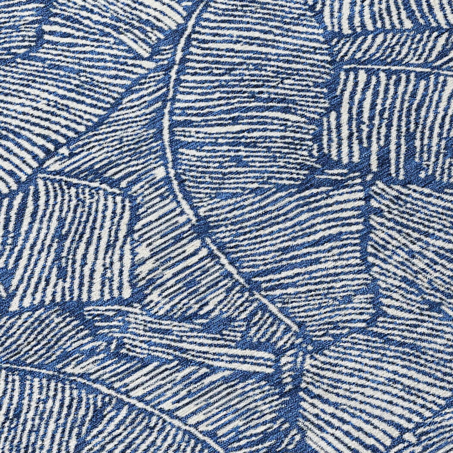 Machine Washable Indoor/ Outdoor Chantille Tropical Palm Rug