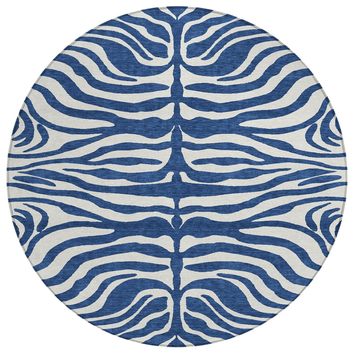 Machine Washable Indoor/ Outdoor Modern Animal Print Chantille Rug