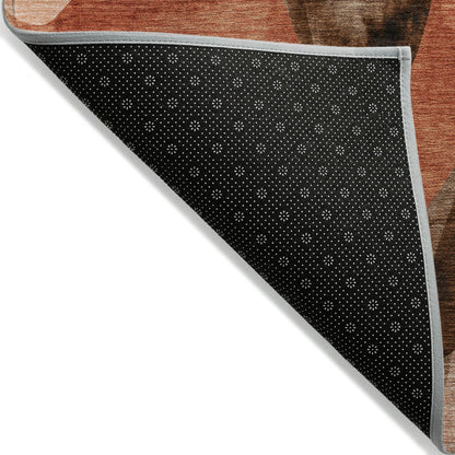 Machine Washable Indoor/ Outdoor Modern Chantille Rug