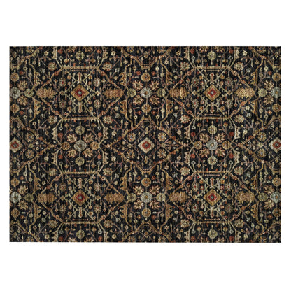 Machine Washable Indoor/ Outdoor Traditional Persian Chantille Rug