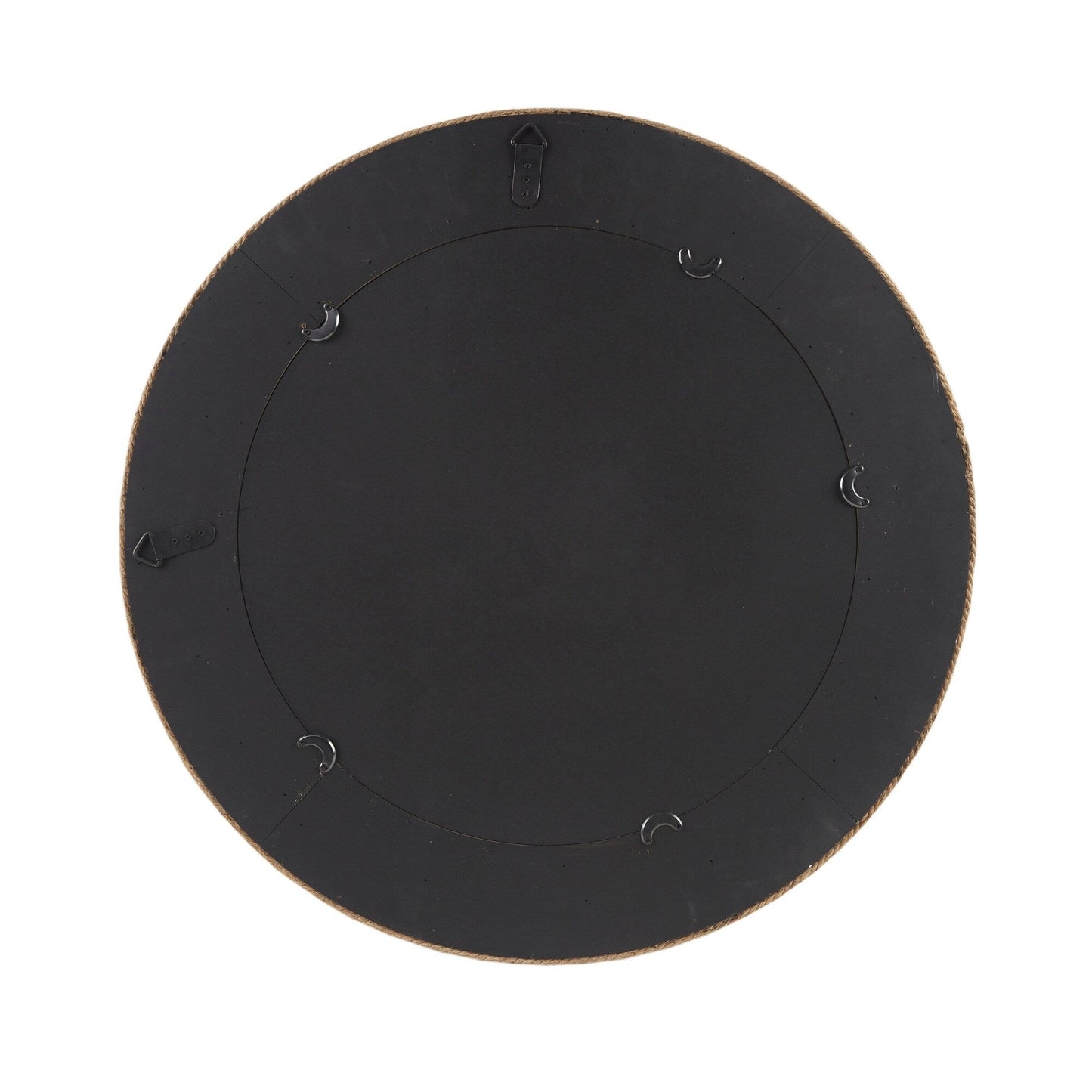 Miroir mural rond en corde de jute naturelle Madison Park Cove 26