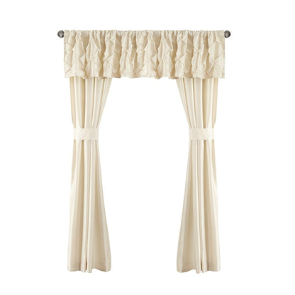 Madison Park Essentials Loretta 24 pièces dans un sac avec panneaux de fenêtre et ensemble de draps