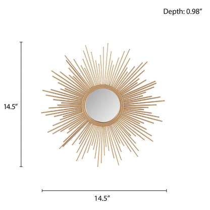 Madison Park Fiore Sunburst Wall Decor Mirror