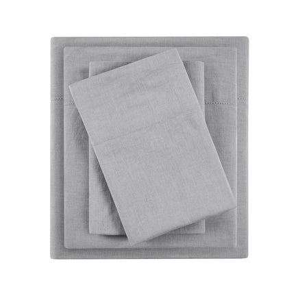 Madison Park Linen Blend 4PC Sheet Set