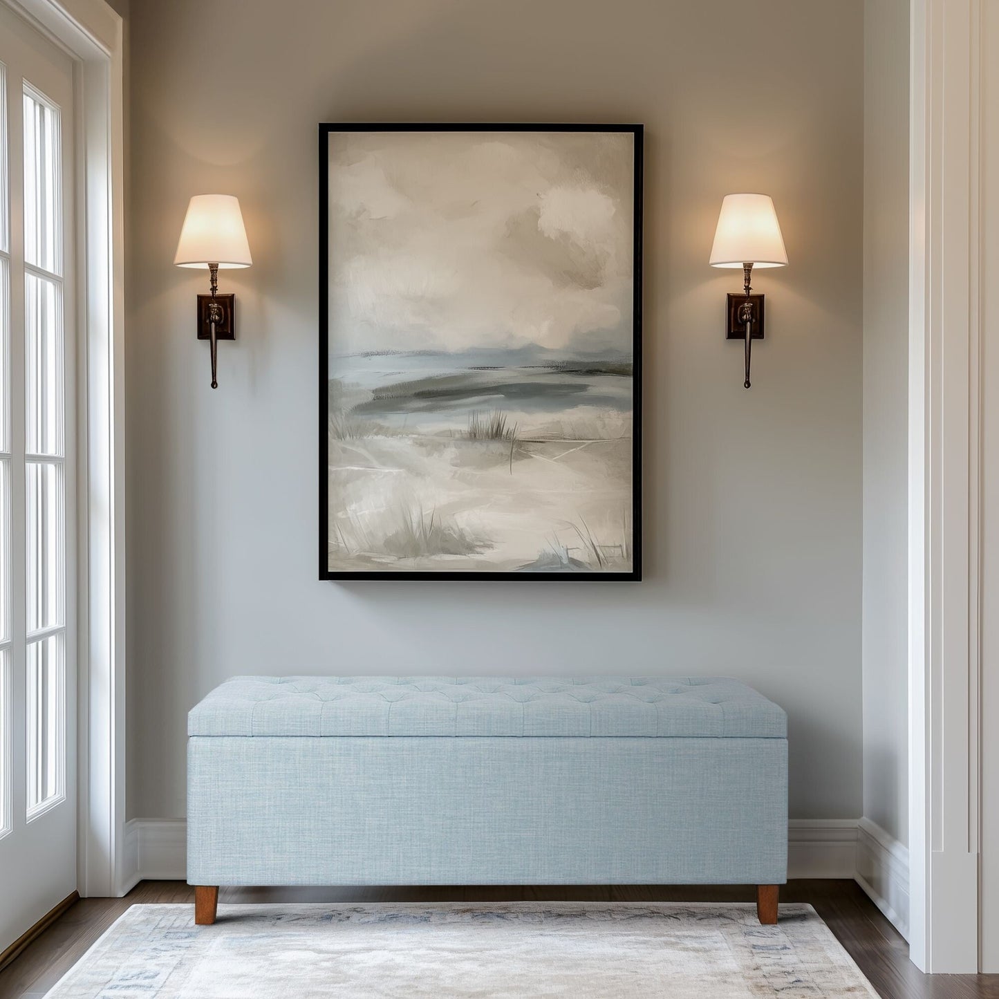 Banc de rangement rembourré à plateau capitonné Madison Park Sasha