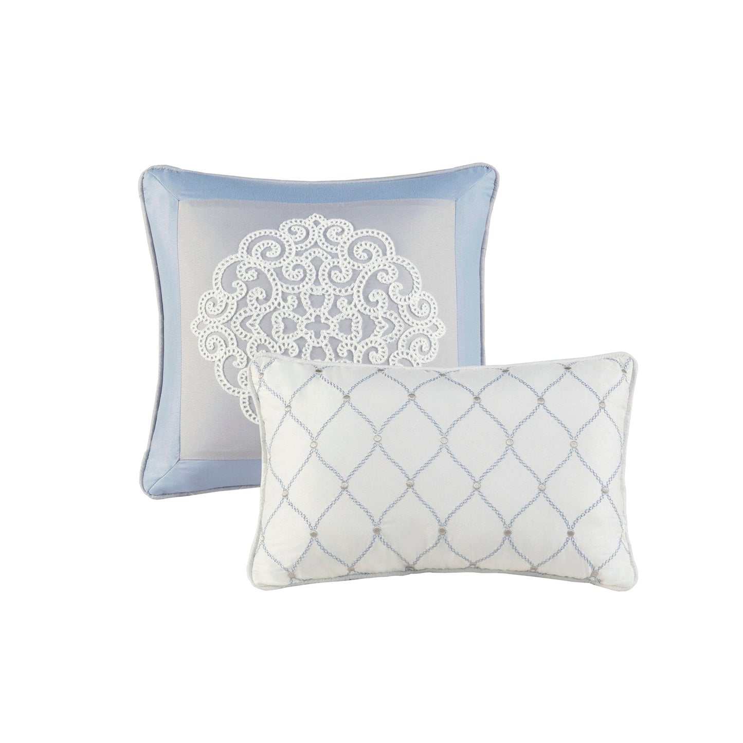 Madison Park Vera 8 Piece Embroidered Microfiber Comforter Set